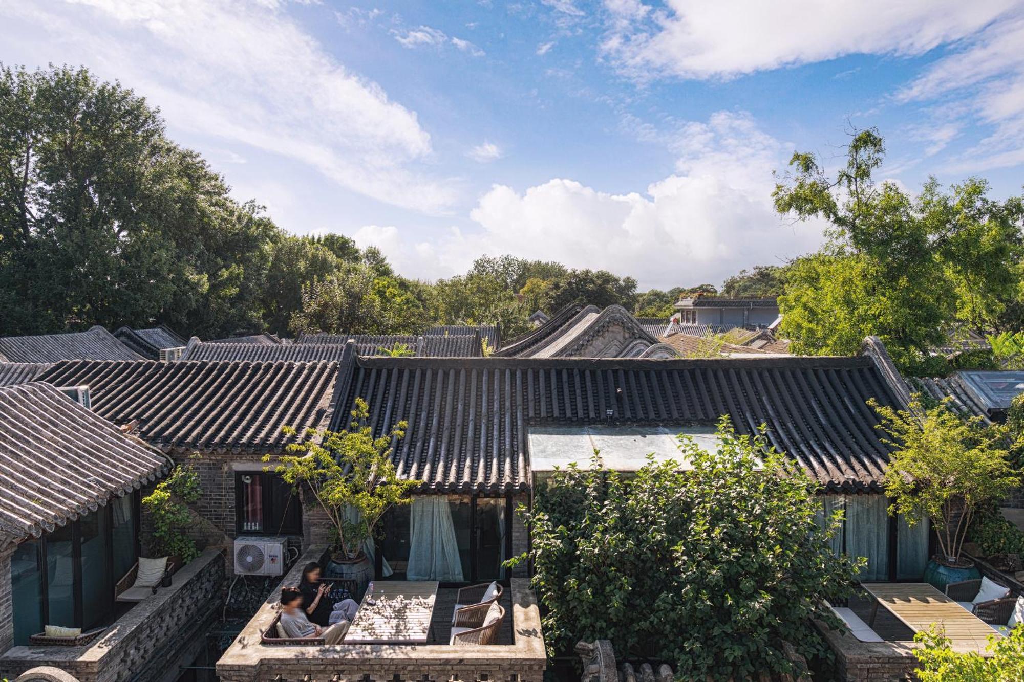 Beijing Le Zai Nan Luo Gu Xiang Wang Fu Jing Forbidden City Courtyard Hotel&Free Laundry Service&Free Coffee And Dumpling Experience Service Buitenkant foto